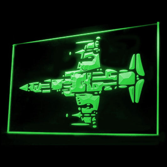 220053 Air Force Aircraft Model Toys Shop Open Home Decor Open Display illuminated Night Light Neon Sign 16 Color By Remote