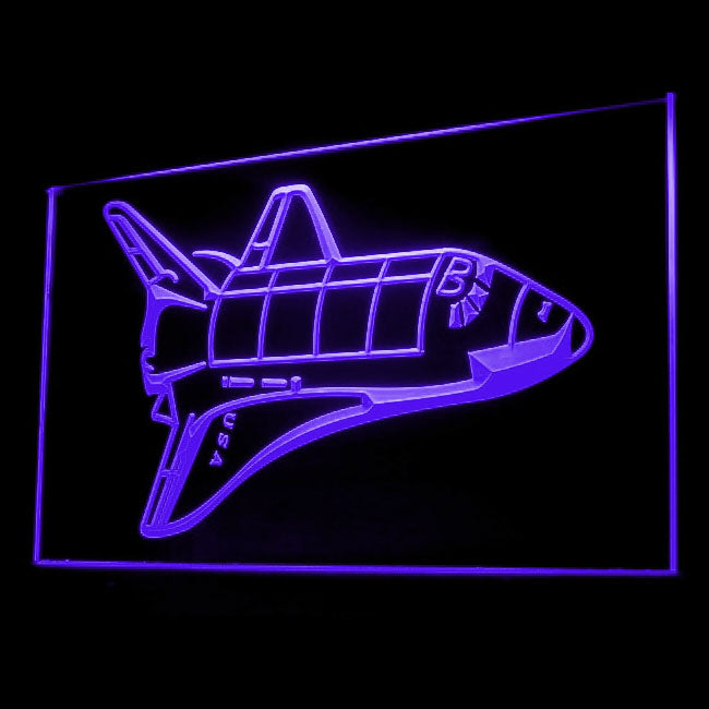 220059 Space Shuttle Ship Model Toys Shop Open Home Decor Open Display illuminated Night Light Neon Sign 16 Color By Remote