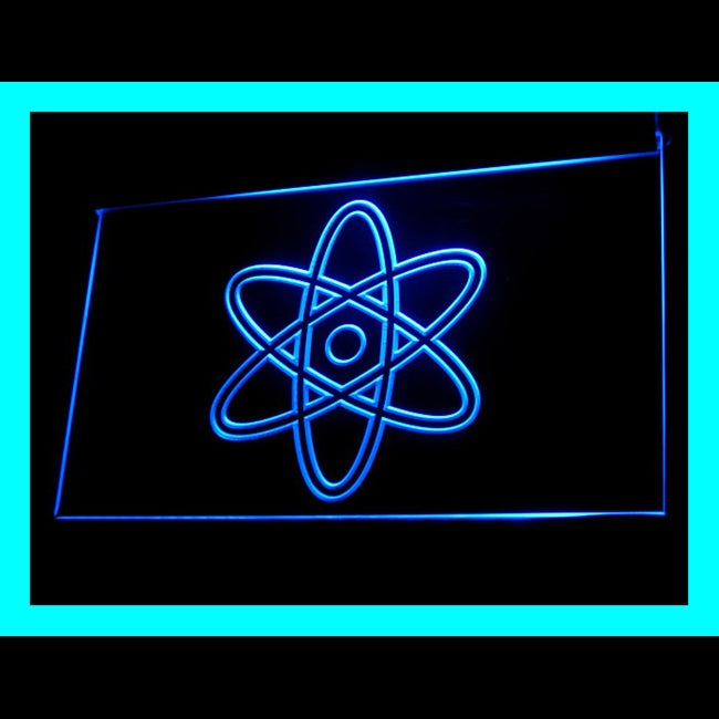 220062 Science Nuclear Glow Chemistry Atomic Home Decor Open Display illuminated Night Light Neon Sign 16 Color By Remote