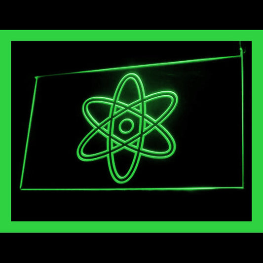 220062 Science Nuclear Glow Chemistry Atomic Home Decor Open Display illuminated Night Light Neon Sign 16 Color By Remote