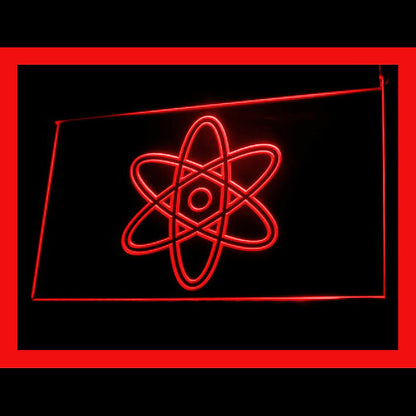 220062 Science Nuclear Glow Chemistry Atomic Home Decor Open Display illuminated Night Light Neon Sign 16 Color By Remote