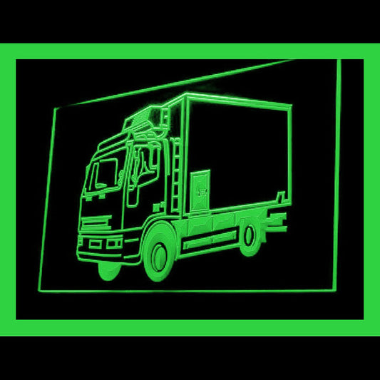 220075 Lorry Vehicle Shop Store Open Home Decor Open Display illuminated Night Light Neon Sign 16 Color By Remotes