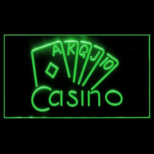 220092 Casino Poker Game Room Home Decor Open Display illuminated Night Light Neon Sign 16 Color By Remote