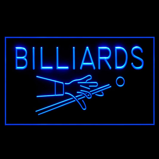 230006 Billiards 8 Ball Game Room Shop Home Decor Open Display illuminated Night Light Neon Sign 16 Color By Remote