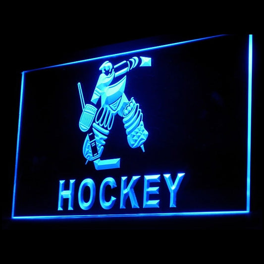 230012 Hockey Sports Store Shop Home Decor Open Display illuminated Night Light Neon Sign 16 Color By Remote