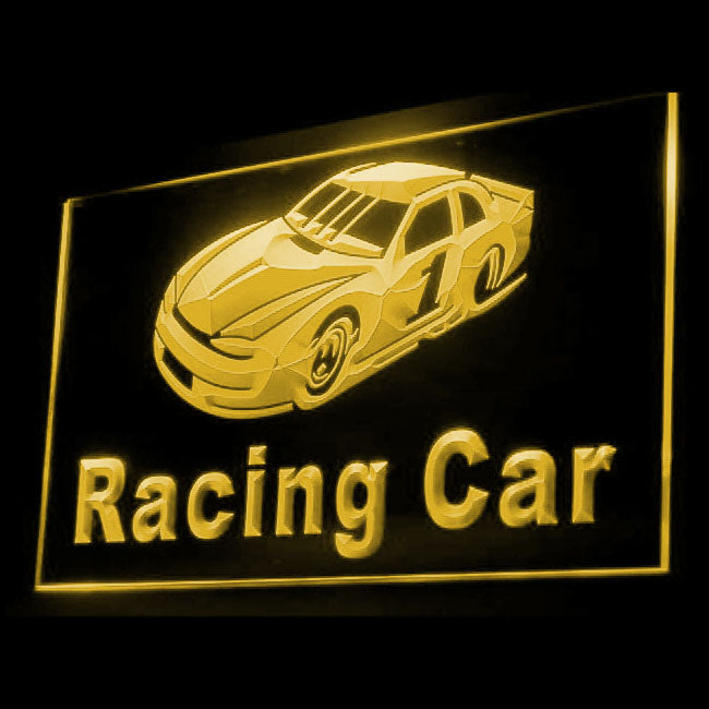 230013 Racing Car Sports Shop Home Decor Open Display illuminated Night Light Neon Sign 16 Color By Remote