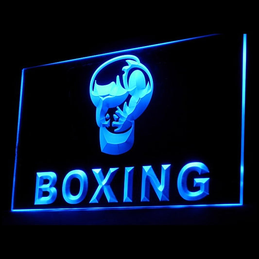 230014 Boxing Sports Store Shop Home Decor Open Display illuminated Night Light Neon Sign 16 Color By Remote