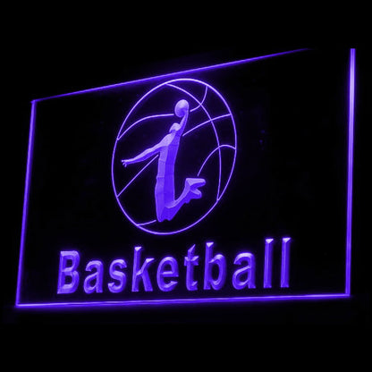 230016 Basketball Sports Store Shop Home Decor Open Display illuminated Night Light Neon Sign 16 Color By Remote