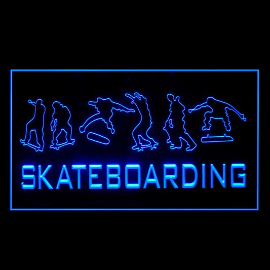 230023 Skateboarding Sports Shop Home Decor Open Display illuminated Night Light Neon Sign 16 Color By Remote