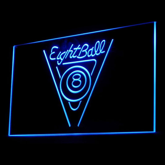 230028 9 Ball Billiards Game Room Shop Home Decor Open Display illuminated Night Light Neon Sign 16 Color By Remote