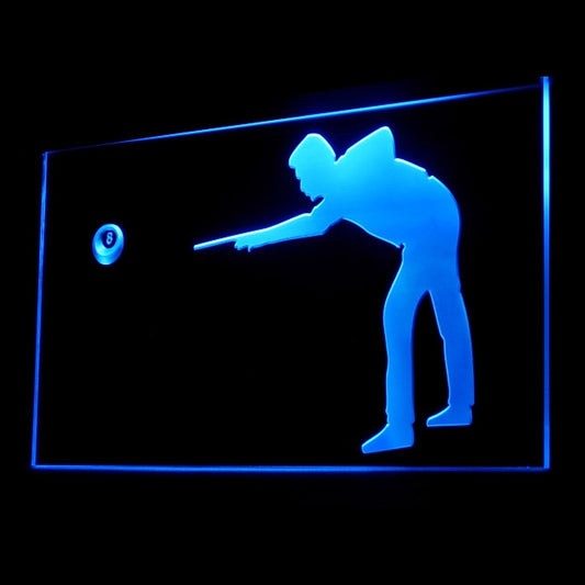 230032 Snooker Billiard Game Room Shop Home Decor Open Display illuminated Night Light Neon Sign 16 Color By Remote