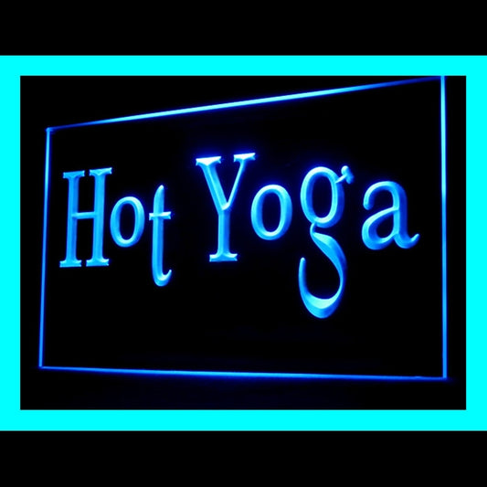230063 Hot Yoga Sports Shop Home Decor Open Display illuminated Night Light Neon Sign 16 Color By Remote