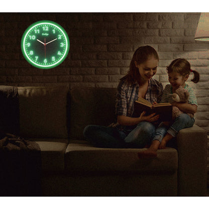 25ck0024 EaseSign Home Decor LED Light Flexible Flex illuminated Neon Wall Clock 7 Colors 10"