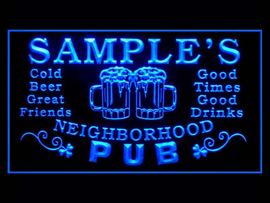 270002 Neighborhood Pub Beer Home Decor Open Display illuminated Night Light Personalized Custom Neon Sign 16 Color By Remote