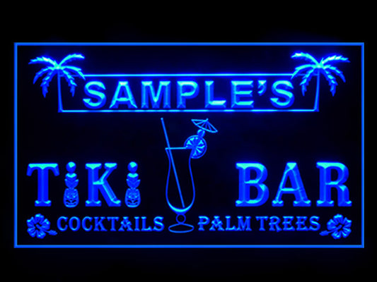 270013 Tiki Bar Pub Beer Home Decor Open Display illuminated Night Light Personalized Custom Neon Sign 16 Color By Remote