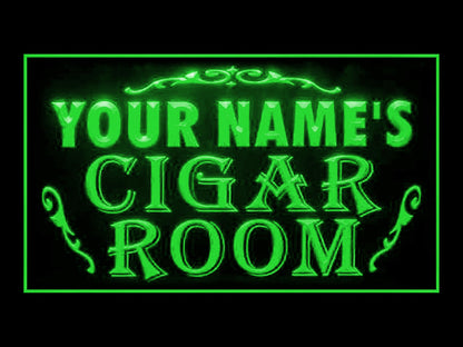 270038 Cigar Room Shop Home Decor Open Display illuminated Night Light Personalized Custom Neon Sign 16 Color By Remote