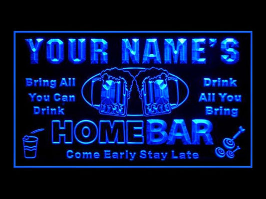 270039 Home Bar Beer Pub Home Decor Open Display illuminated Night Light Personalized Custom Neon Sign 16 Color By Remote