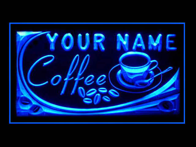 270040 Coffee Cafe Shop Home Decor Open Display illuminated Night Light Personalized Custom Neon Sign 16 Color By Remote