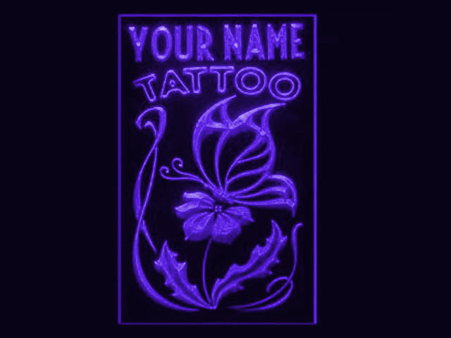 270043 Tattoo Studio Shop Home Decor Open Display illuminated Night Light Personalized Custom Neon Sign 16 Color By Remote