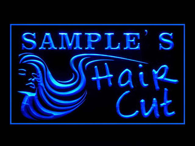 270051 Barber Shop Hair Cut Home Decor Open Display illuminated Night Light Personalized Custom Neon Sign 16 Color By Remote