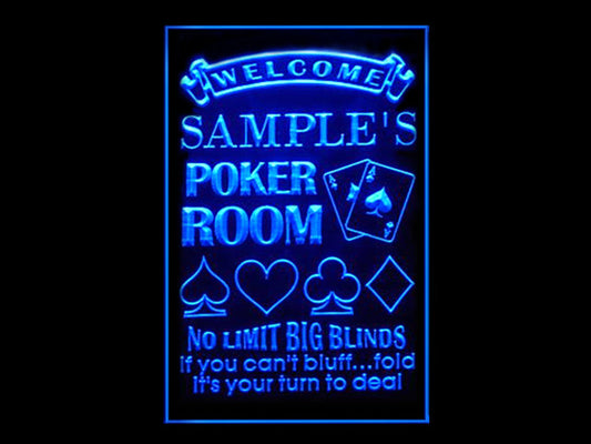 270063 Poker Room Home Decor Open Display illuminated Night Light Personalized Custom Neon Sign 16 Color By Remote