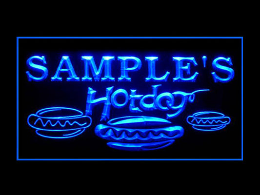 270064 Hot Dogs Cafe Shop Home Decor Open Display illuminated Night Light Personalized Custom Neon Sign 16 Color By Remote