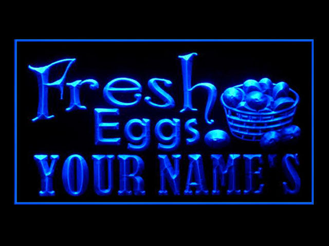 270065 Fresh Eggs  Shop Home Decor Open Display illuminated Night Light Personalized Custom Neon Sign 16 Color By Remote