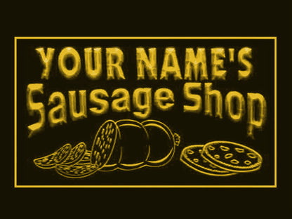 270067 Sausage Shop Home Decor Open Display illuminated Night Light Personalized Custom Neon Sign 16 Color By Remote