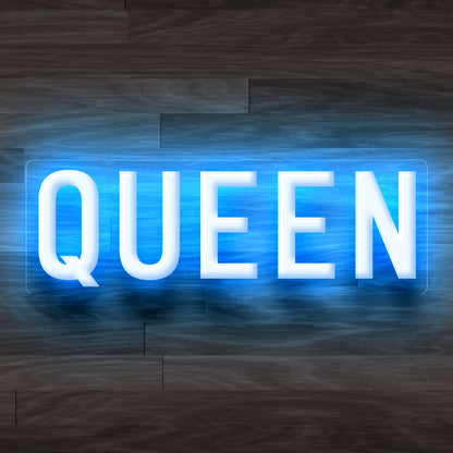 8X0008 Queen Bed Room Shop Home Decor Display Flexible illuminated Neon Sign