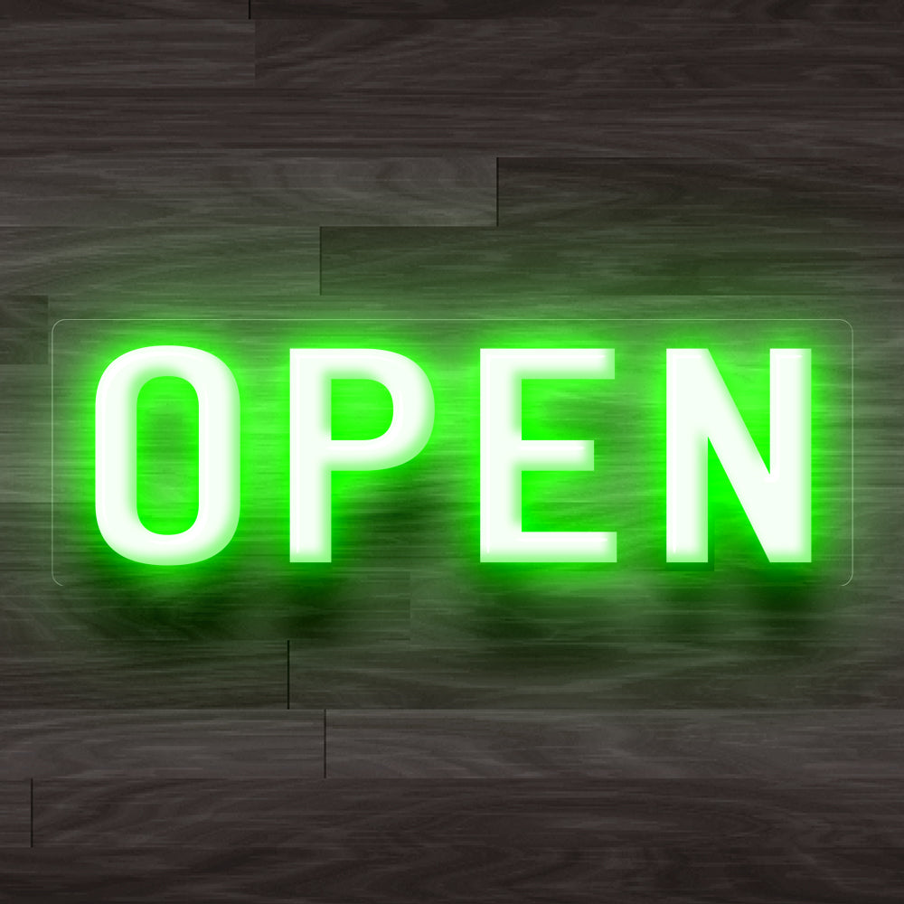 8X0015 Open Shop Restaurant Cafe Store Decor Display Flexible illuminated Neon Sign