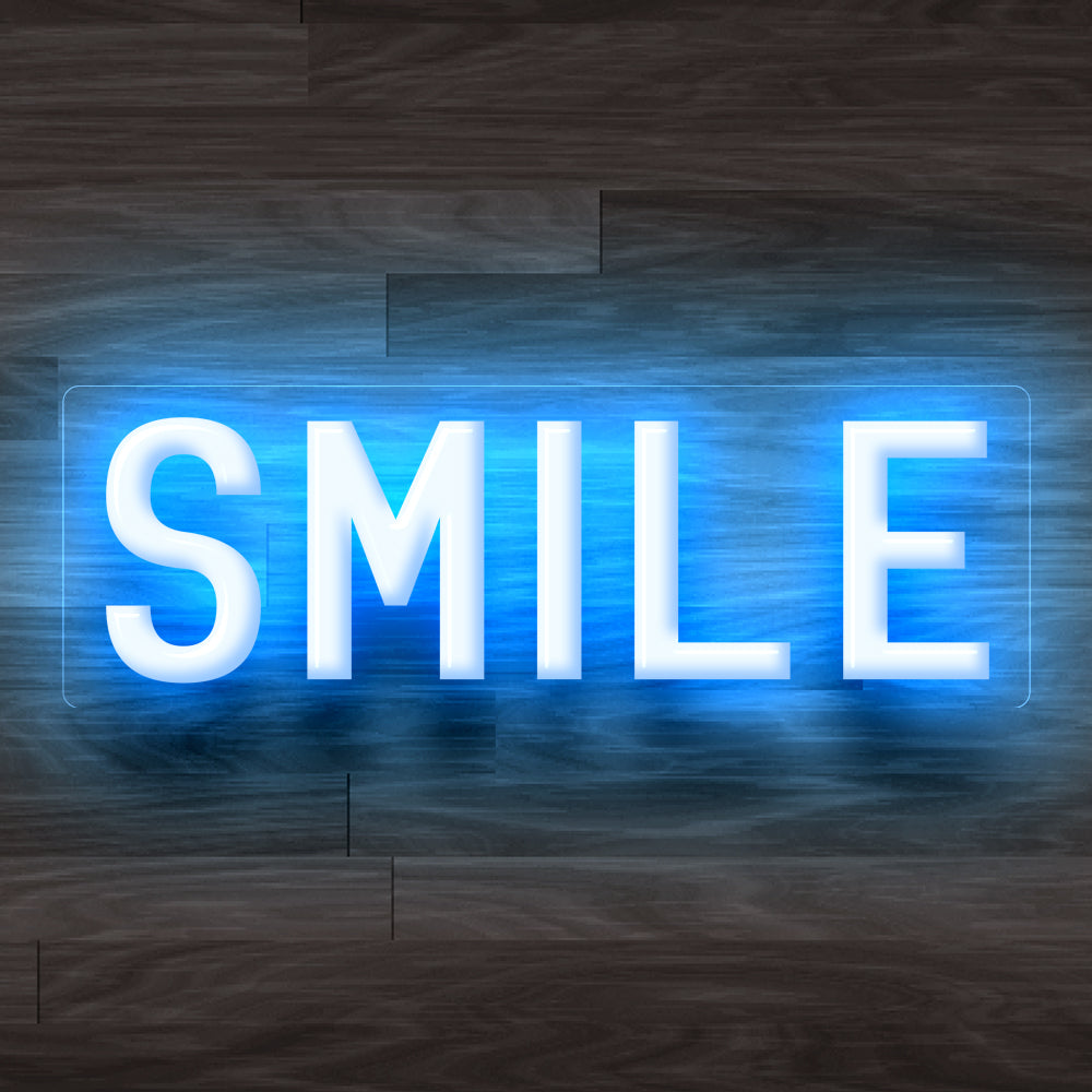 8X0016 Smile Bed Room Shop Home Decor Display Flexible illuminated Neon Sign