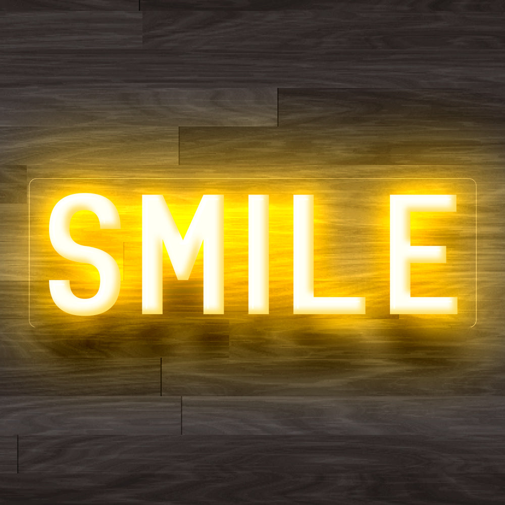 8X0016 Smile Bed Room Shop Home Decor Display Flexible illuminated Neon Sign