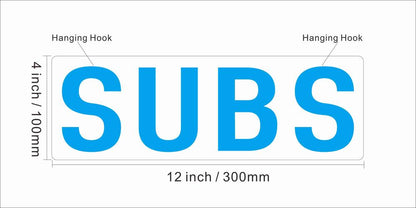 8X0050 Subs Shop Cafe Food Open Decor Display Flexible illuminated Custom Neon Sign