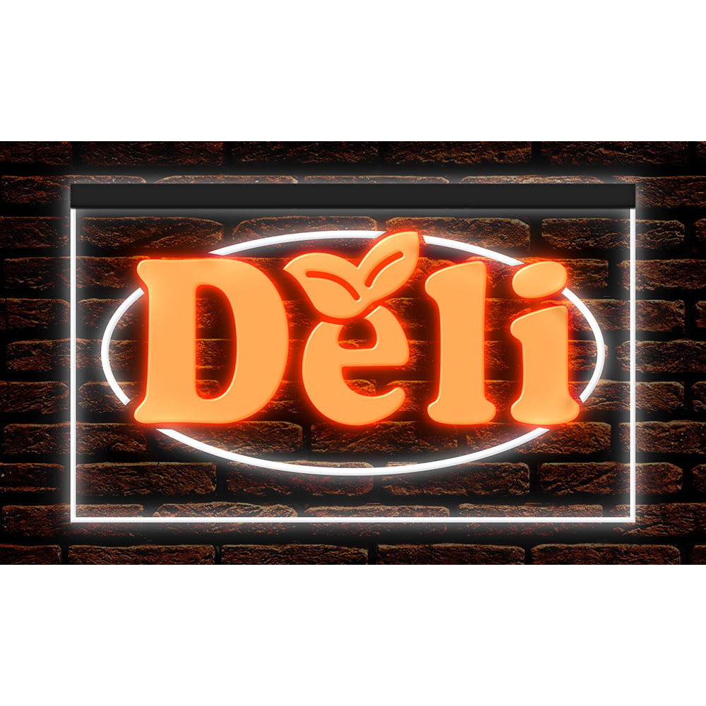 DC110031 Deli Cafe Shop Grocery Store Open Display Home Decor Display illuminated Night Light Neon Sign Dual Color