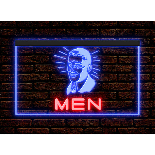 DC120105 Gentle Men Fitting Room Toilets Restroom Home Decor Display illuminated Night Light Neon Sign Dual Color