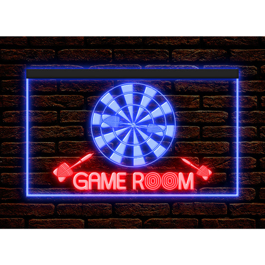 DC130044 Game Room Gamer Tag Shop Home Decor Display illuminated Night Light Neon Sign Dual Color