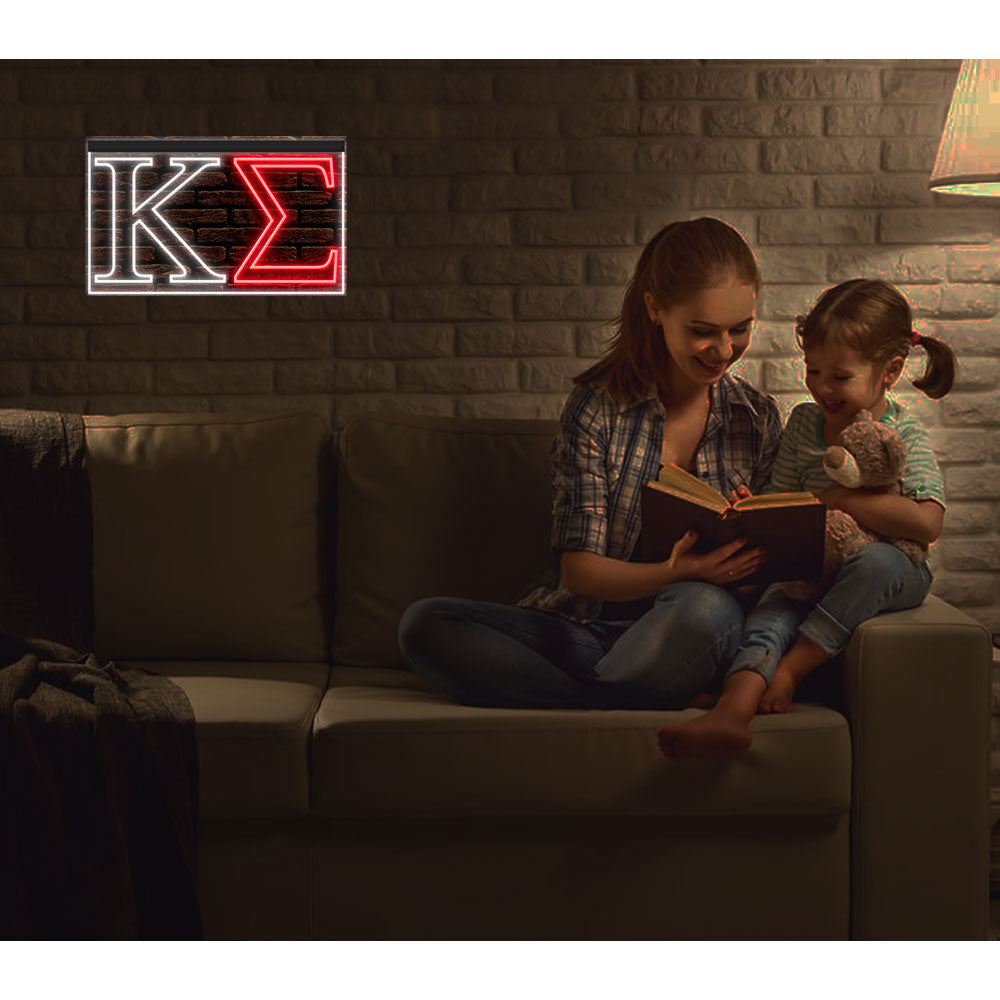 DC150084 Kappa Sigma Home Decor Display illuminated Night Light Neon Sign Dual Color