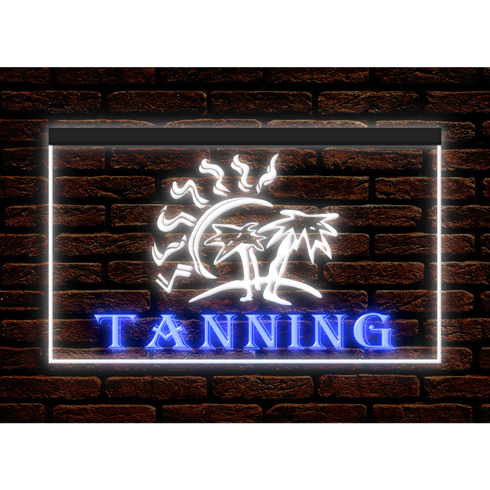 DC160027 Tanning Beauty Salon Shop Home Decor Display illuminated Night Light Neon Sign Dual Color