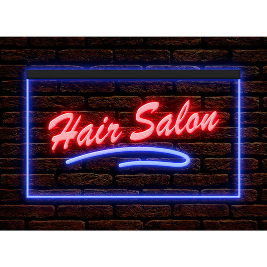 DC160053 Barber Shop Hair Cut Beauty Salon Open Home Decor Display illuminated Night Light Neon Sign Dual Color