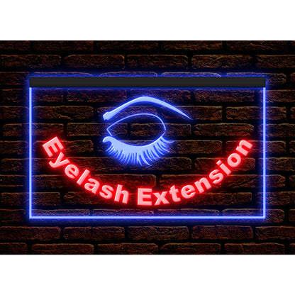 DC160069 Eyelash Extensions Beauty Salon Shop Home Decor Display illuminated Night Light Neon Sign Dual Color