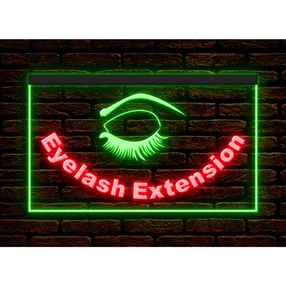 DC160069 Eyelash Extensions Beauty Salon Shop Home Decor Display illuminated Night Light Neon Sign Dual Color