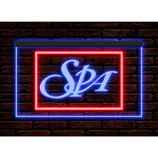 DC160071 Spa Waxing Beauty Salon Shop Open Home Decor Display illuminated Night Light Neon Sign Dual Color