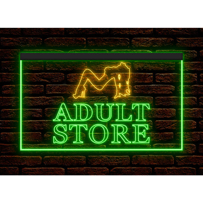DC180017 Adult Store Sexy Toys XXX DVD Shop Home Decor Display illuminated Night Light Neon Sign Dual Color